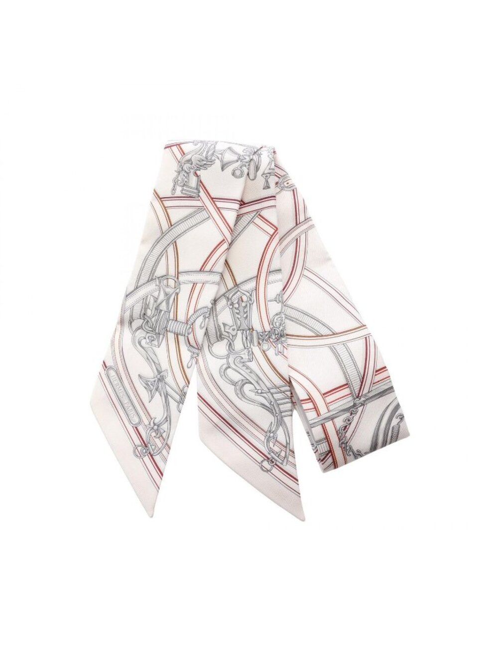 Hermes Scarf Twilly Harnais Legendaire Ribbon Silk